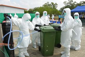 Avian influenza drill